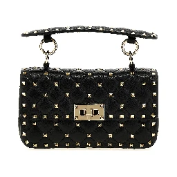 Black Lamb Leather Handbag