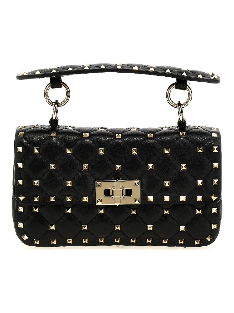 Black Lamb Leather Handbag