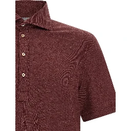 Bordeaux Virgin Wool Polo Shirt
