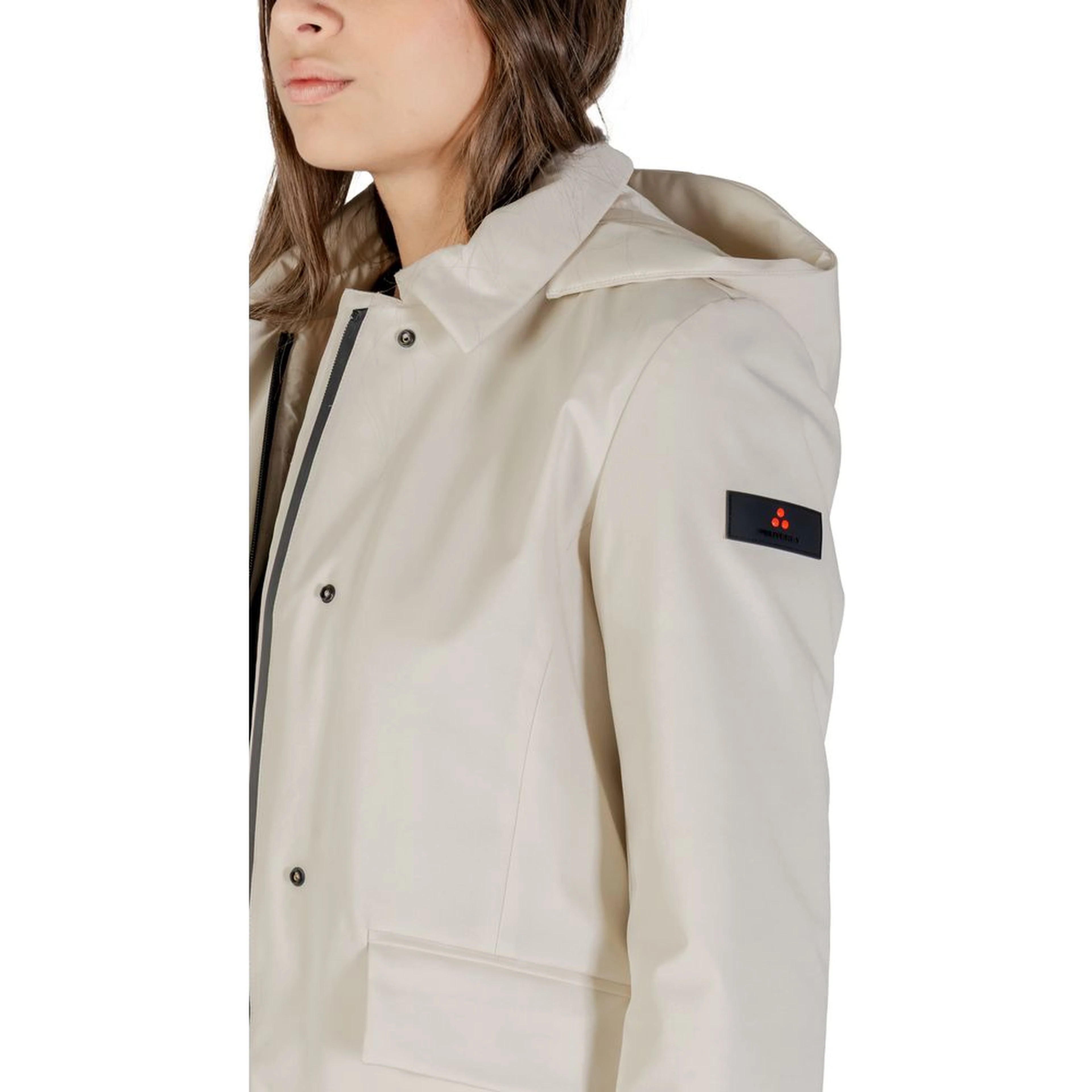 Cream Polyamide Parka