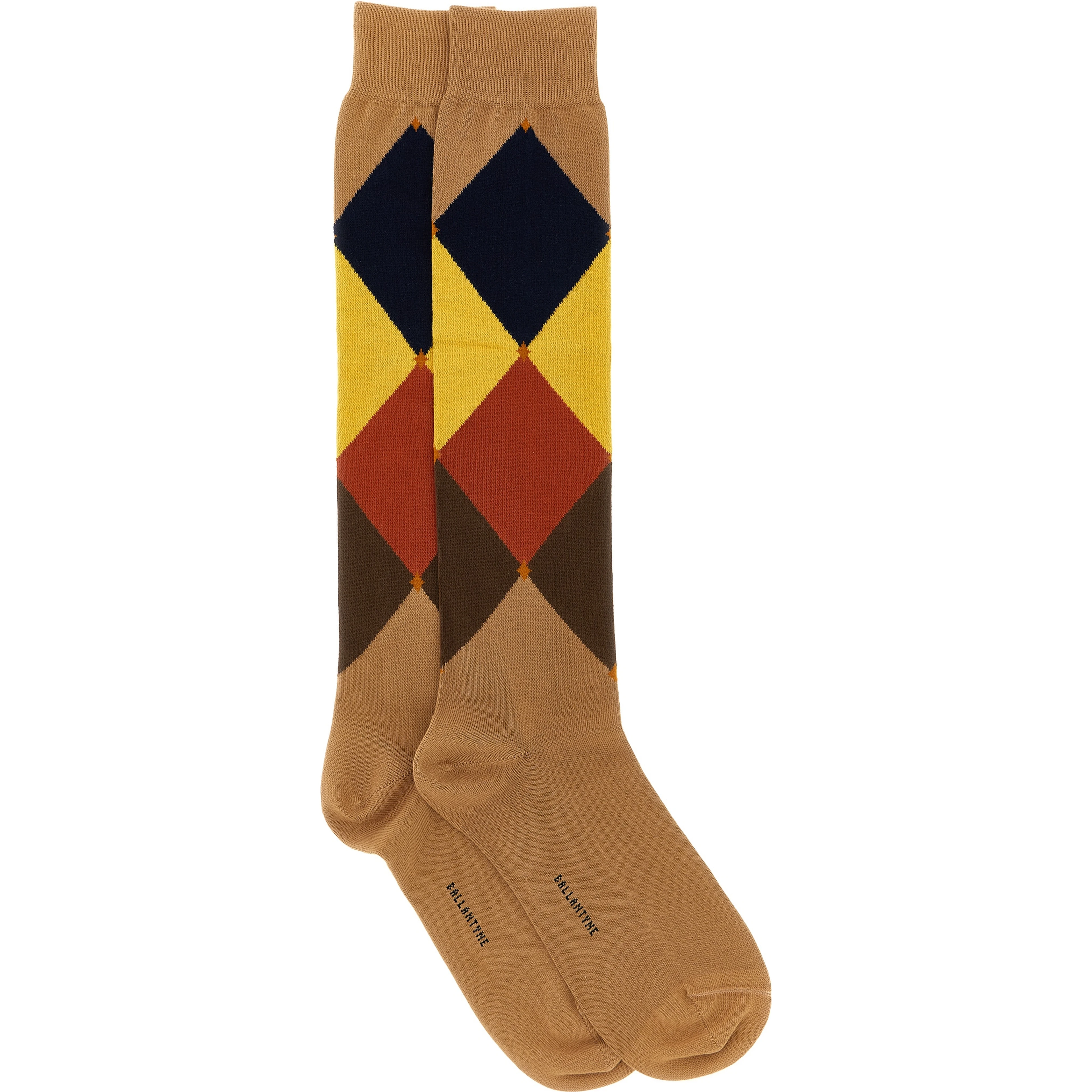 Brown Cotton Socks