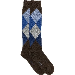 Brown Cotton Socks