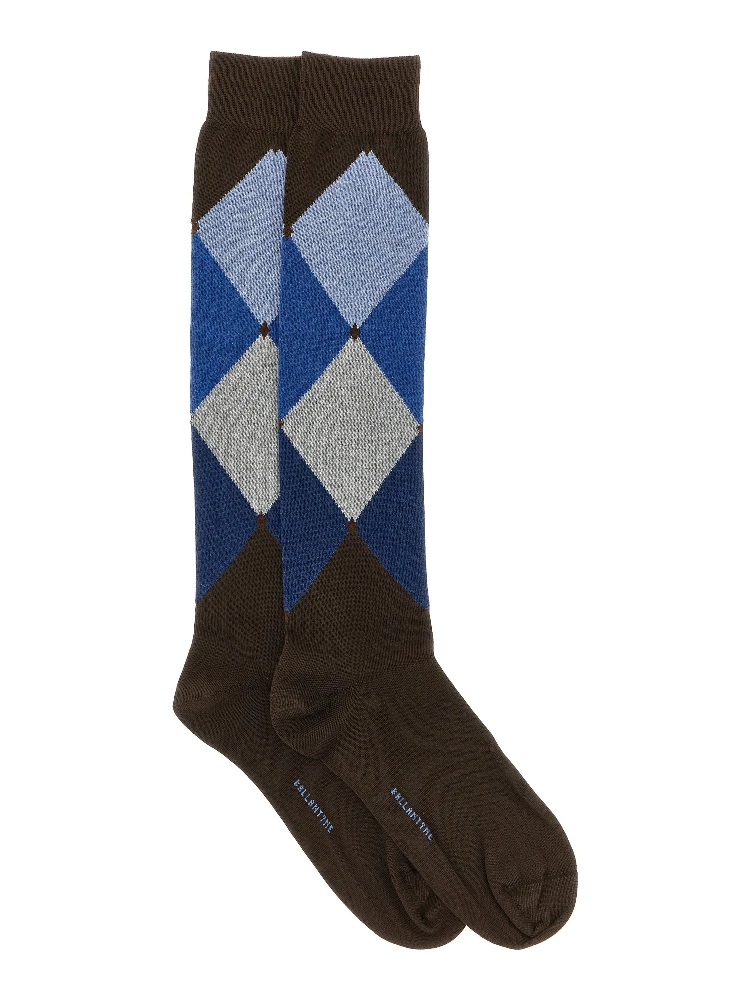 Brown Cotton Socks