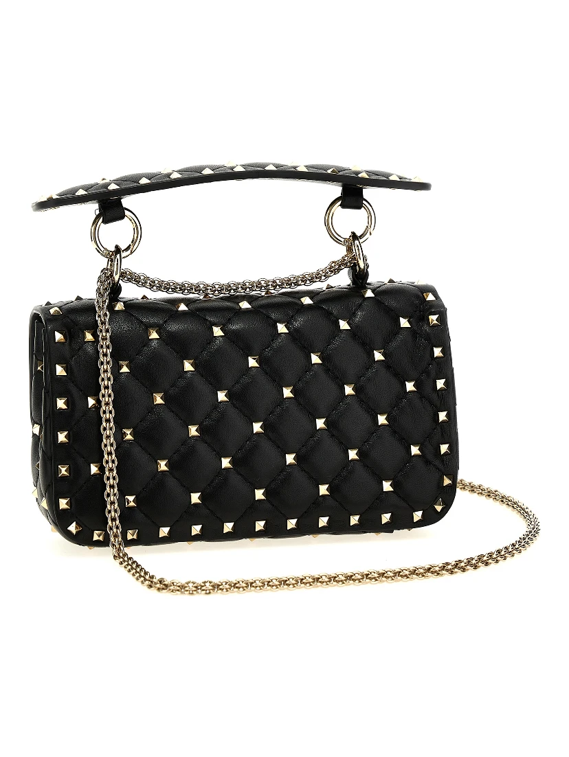 Black Lamb Leather Handbag