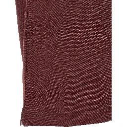 Bordeaux Virgin Wool Polo Shirt