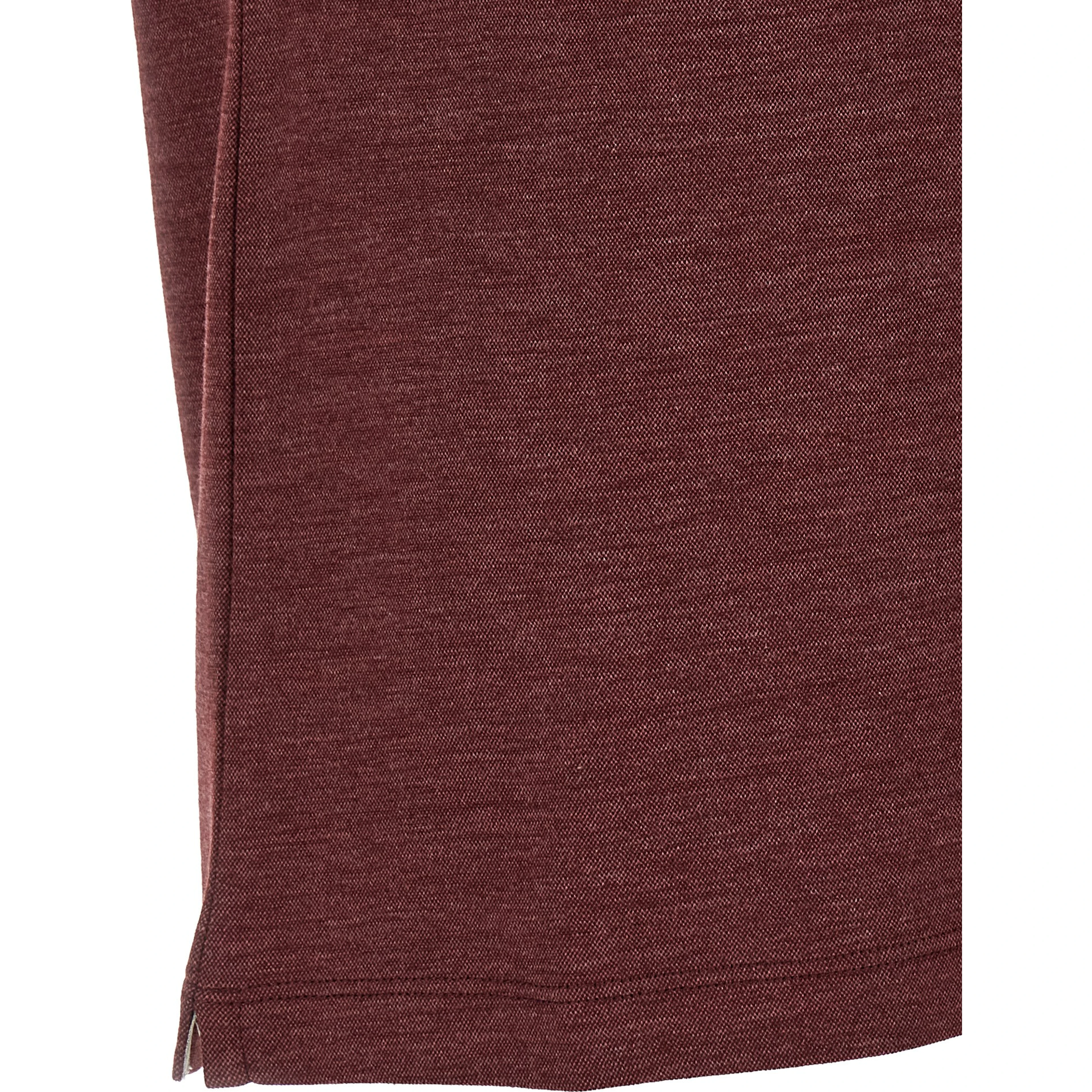 Bordeaux Virgin Wool Polo Shirt