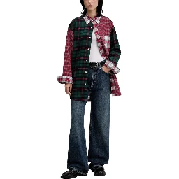 Red Cotton Longsleeve Shirt