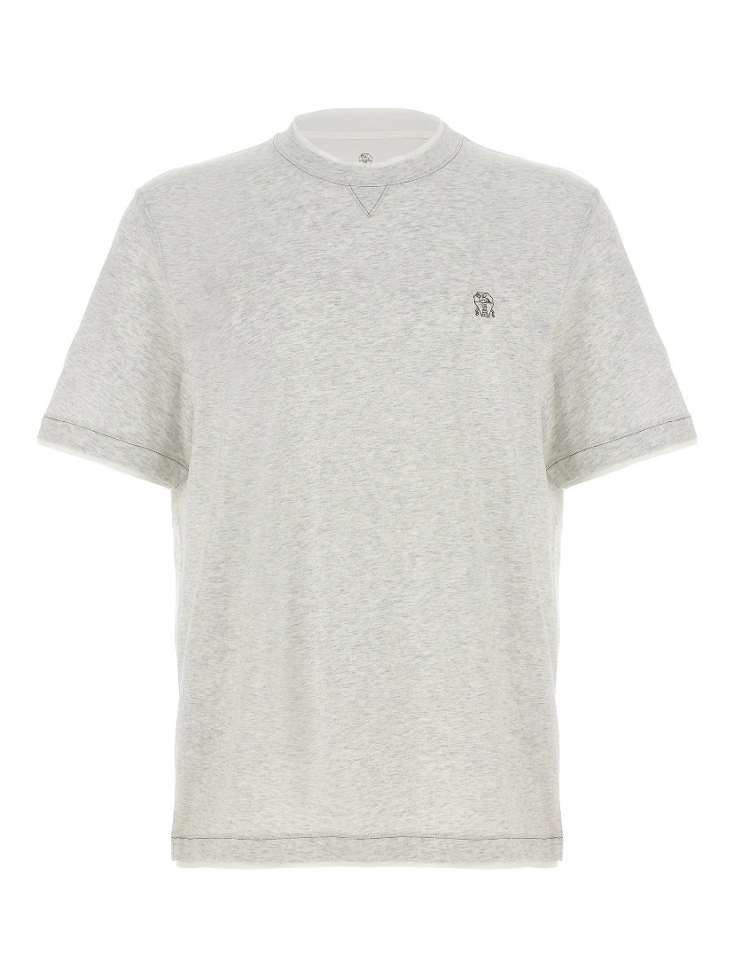 Gray Cotton T-Shirt