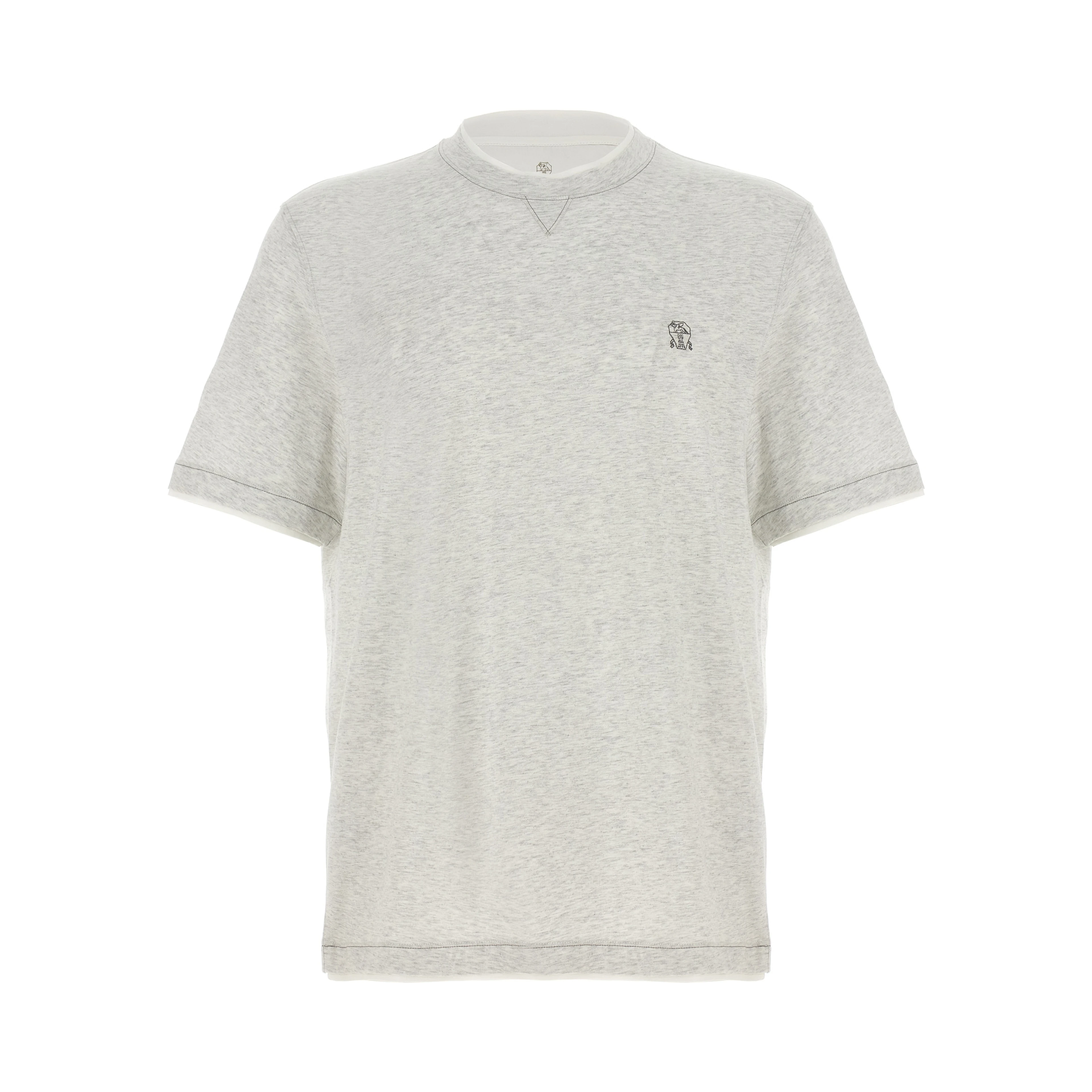 Gray Cotton T-Shirt