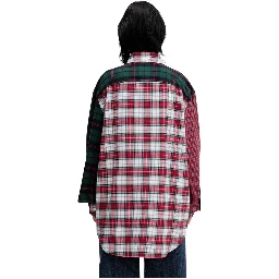 Red Cotton Longsleeve Shirt