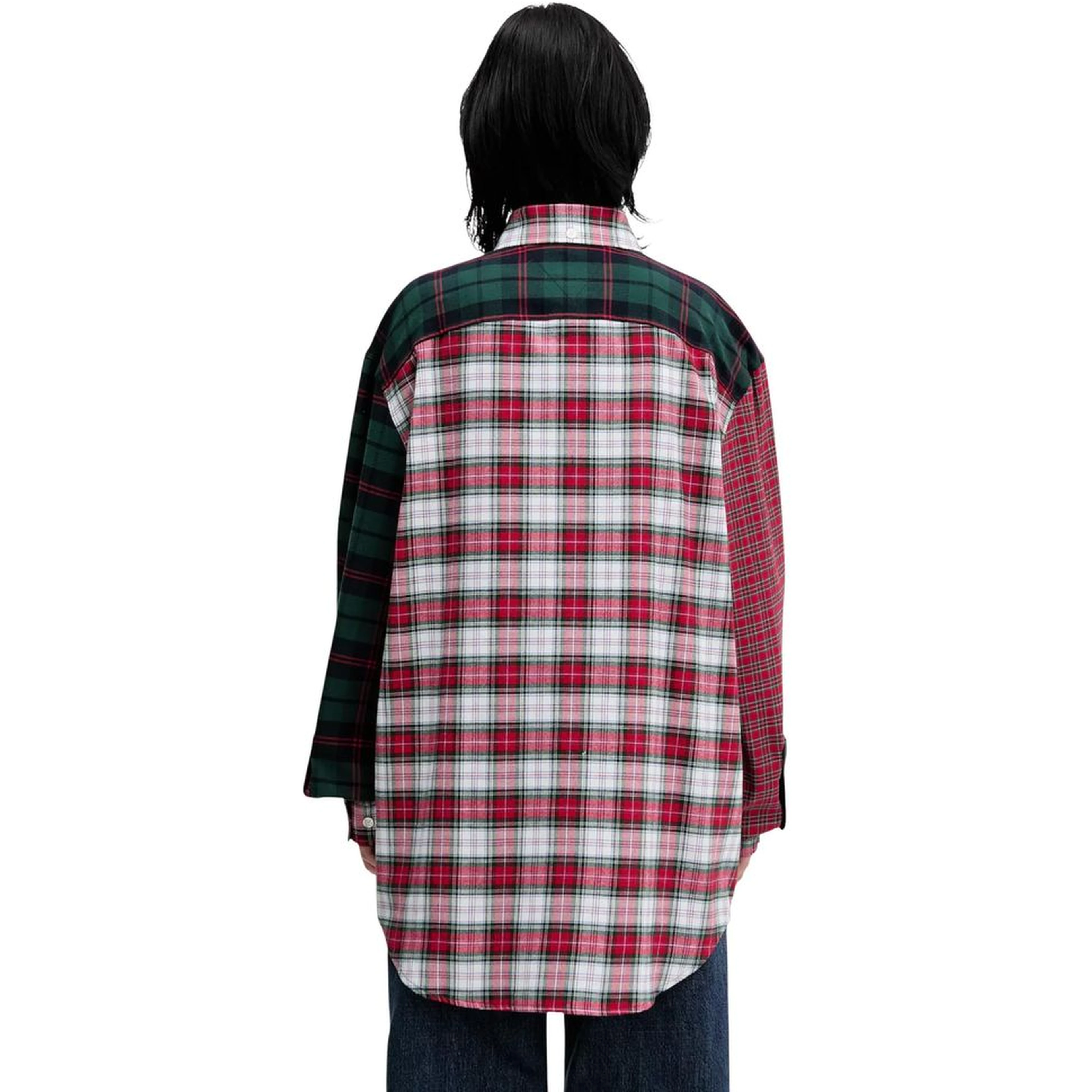Red Cotton Longsleeve Shirt