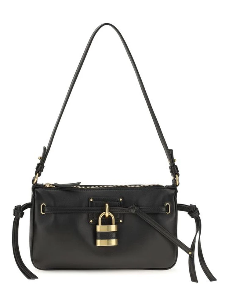 Black Calf Leather Bos Taurus Shoulder Bag
