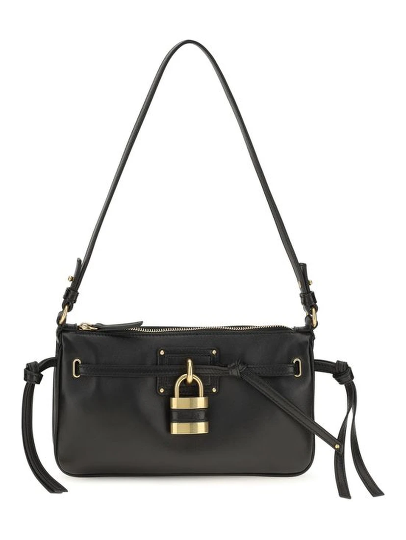 Black Calf Leather Bos Taurus Shoulder Bag