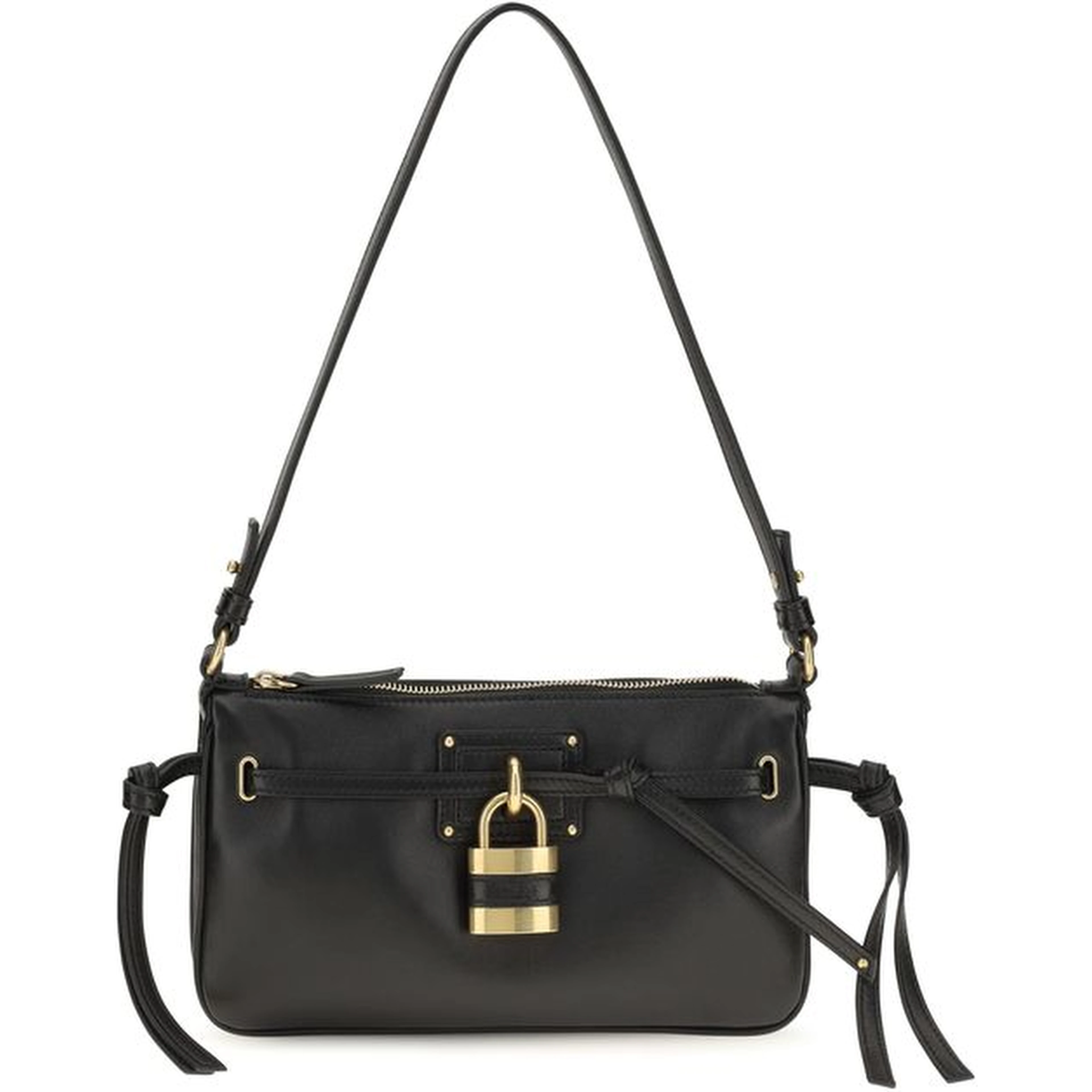 Black Calf Leather Bos Taurus Shoulder Bag