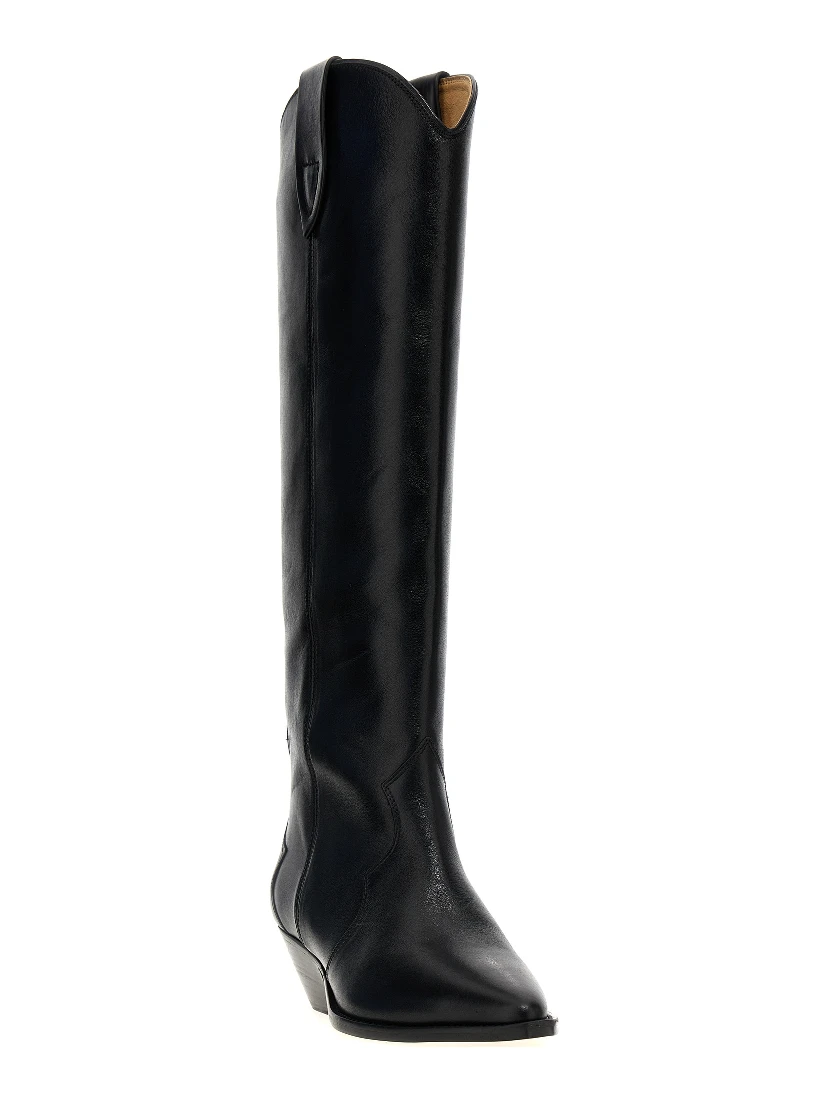 Black Calfskin Chelsea Boots