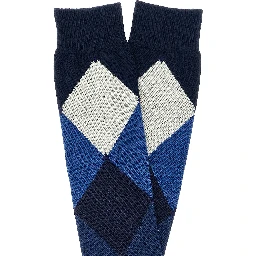 Blue Cotton Socks