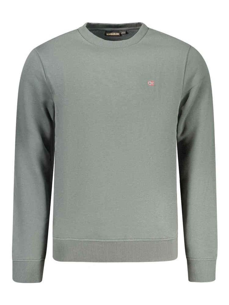 Green Cotton Sweatshirt