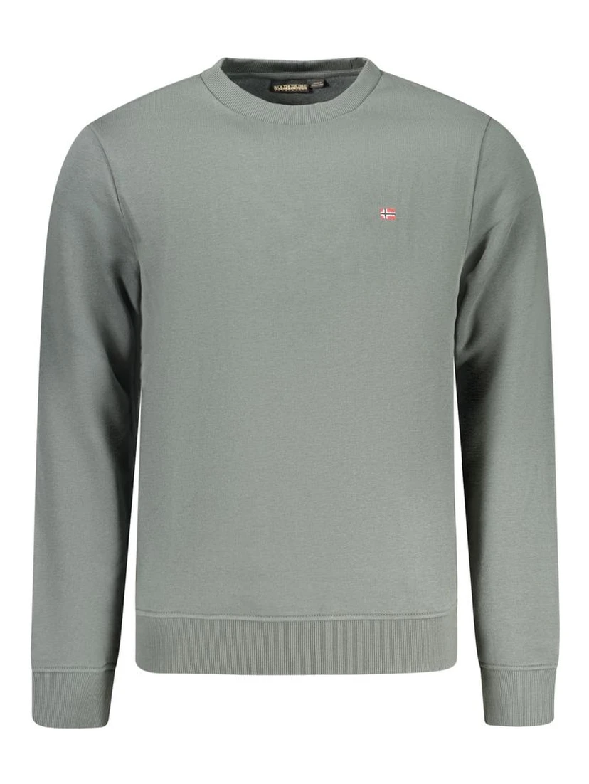 Green Cotton Sweatshirt