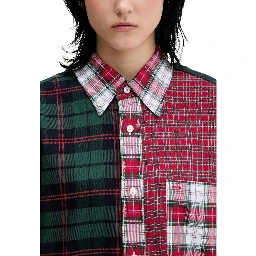 Red Cotton Longsleeve Shirt