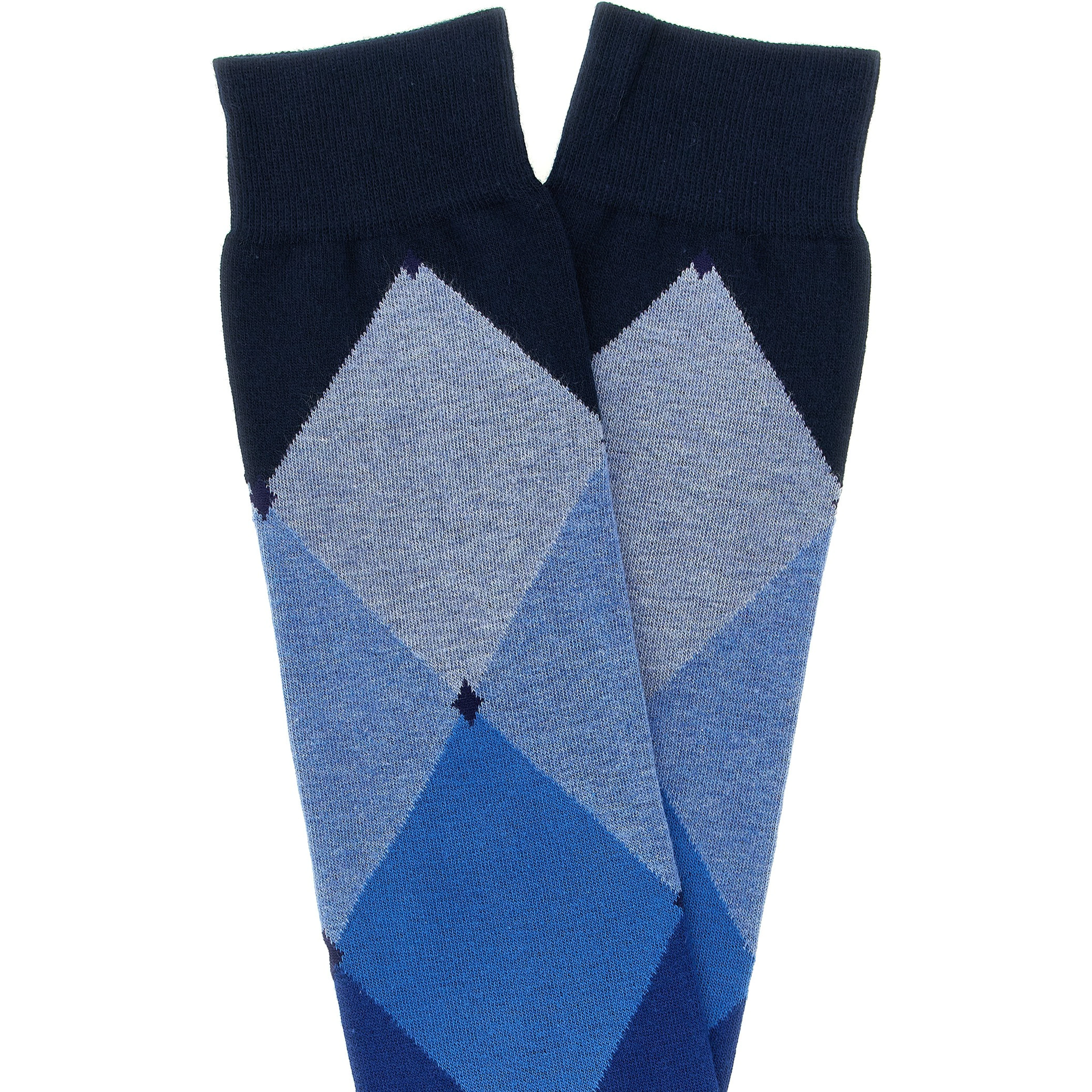 Blue Cotton Socks