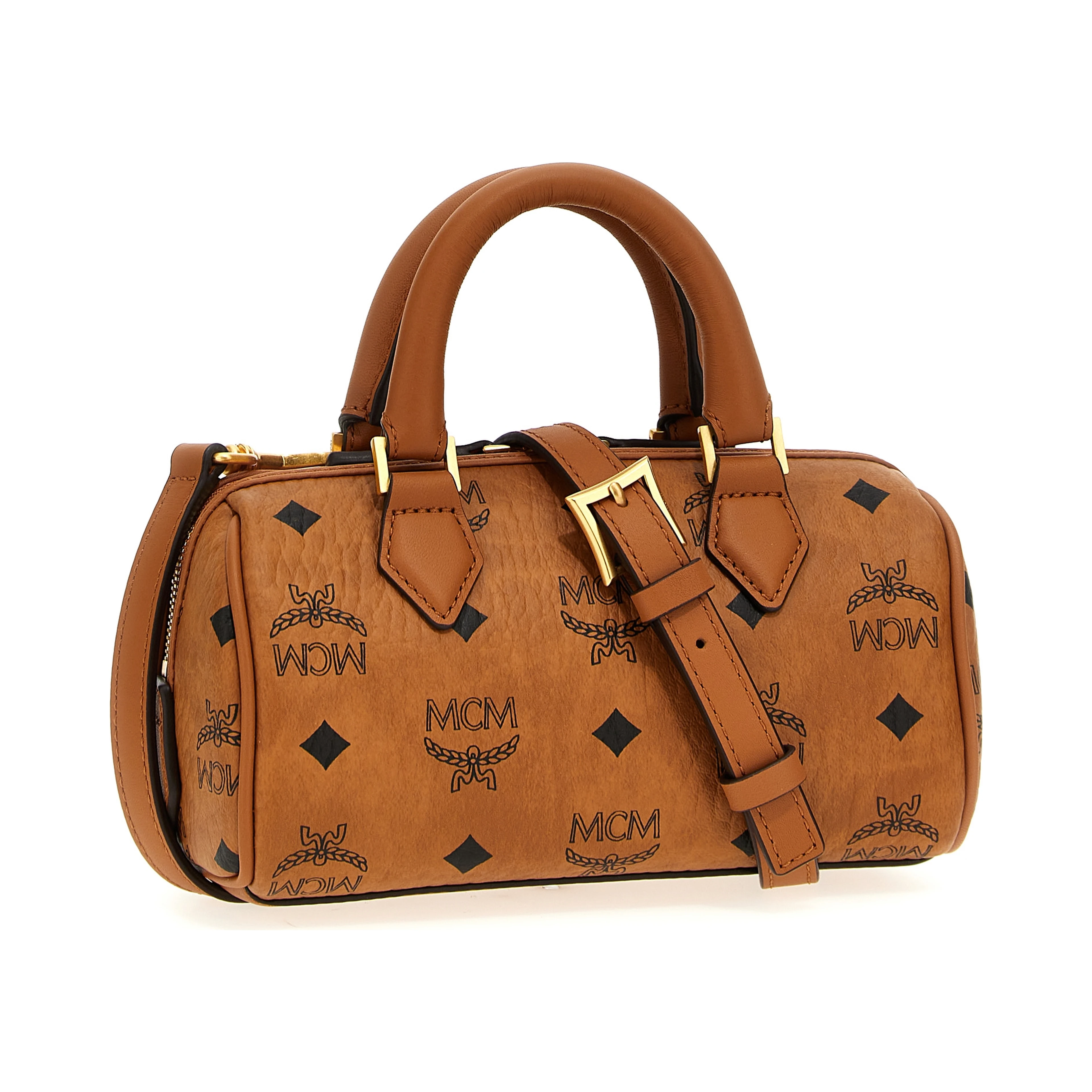 Brown Polyethylene Handbag