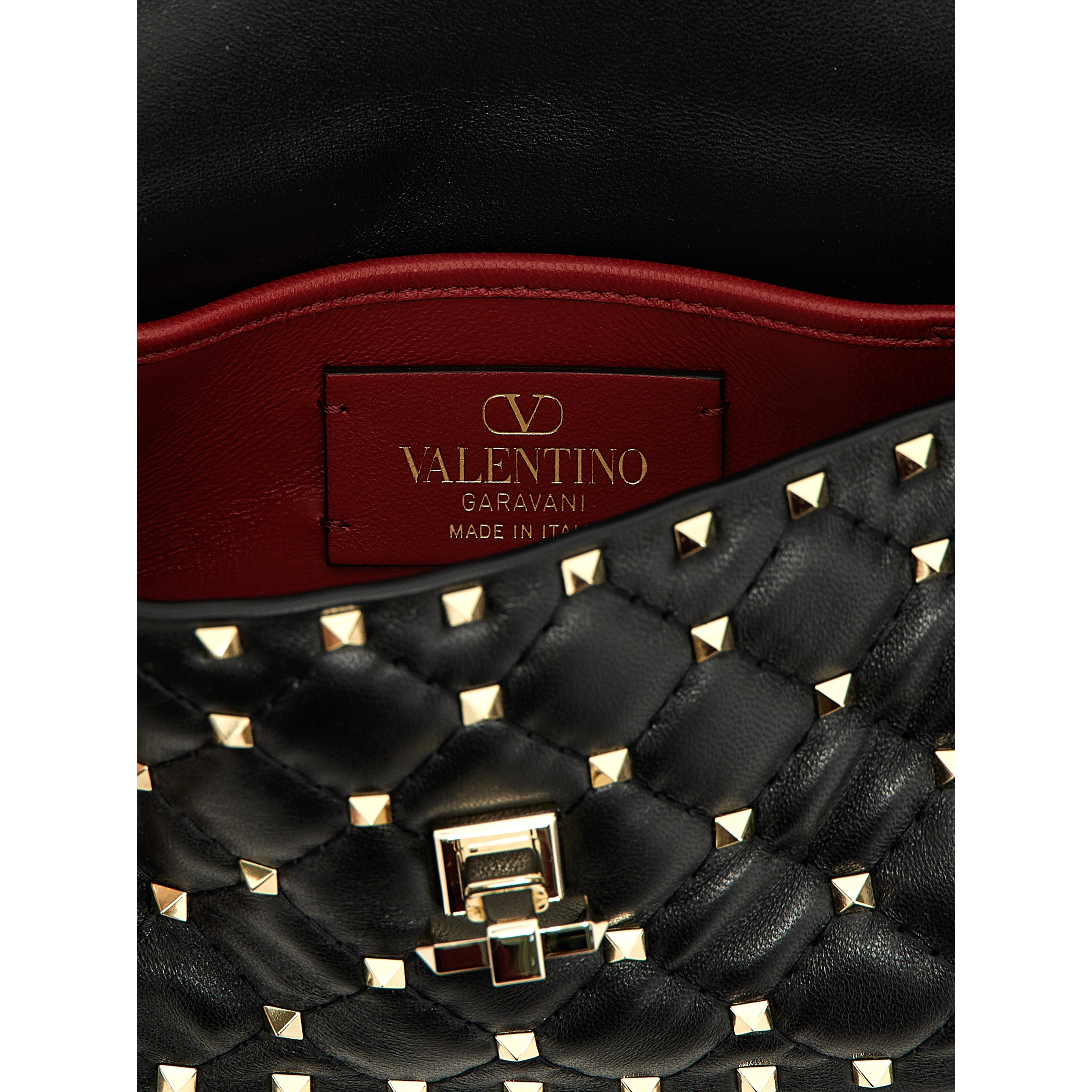 Black Lamb Leather Handbag