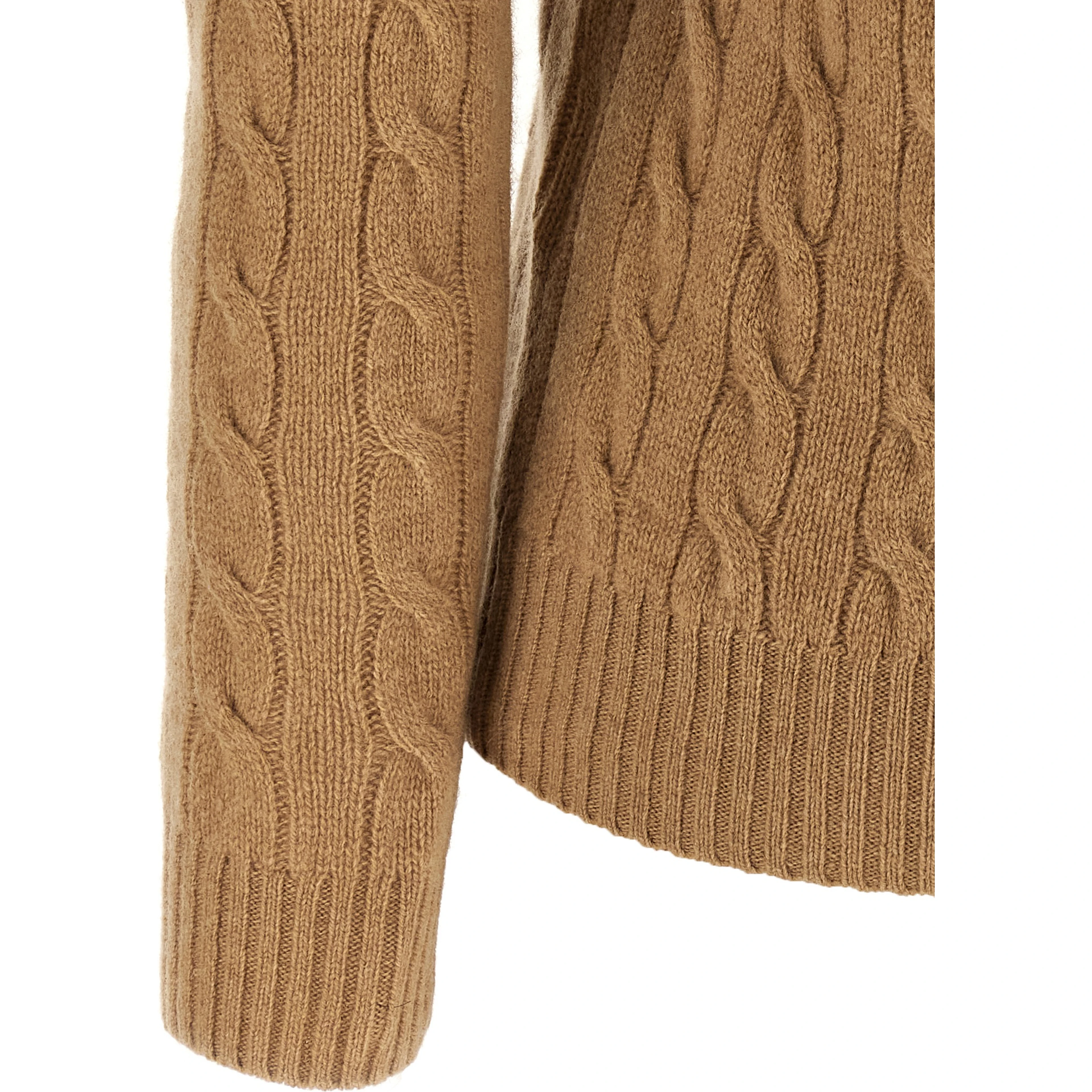 Beige Wool Cardigan