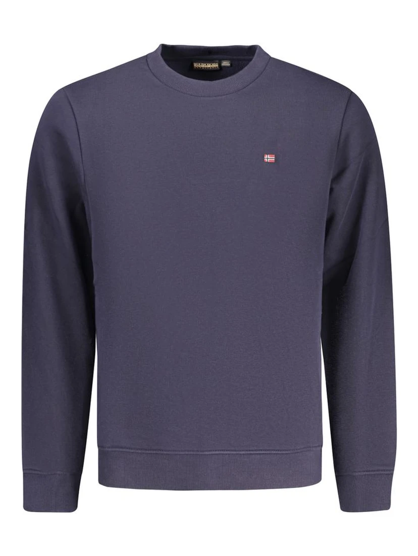 Blue Cotton Sweatshirt