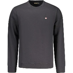 Black Cotton Sweatshirt