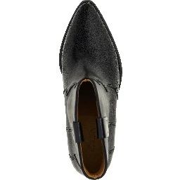 Black Calfskin Chelsea Boots
