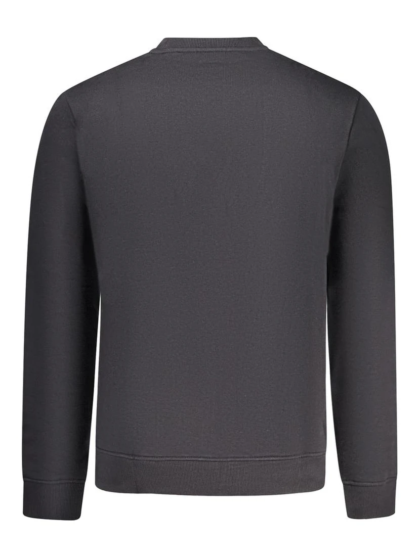 Black Cotton Sweatshirt