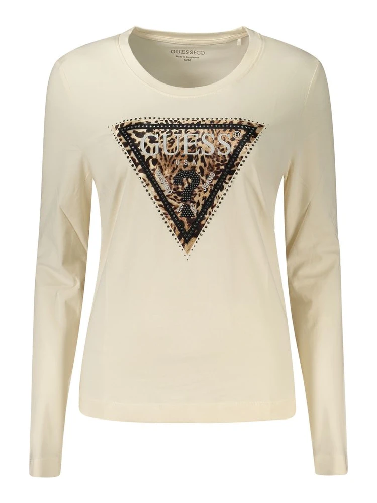 Beige Cotton T-Shirt