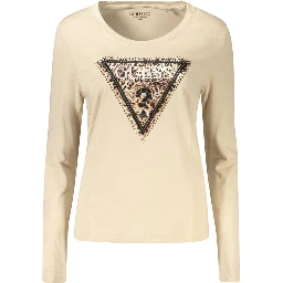 Beige Cotton T-Shirt