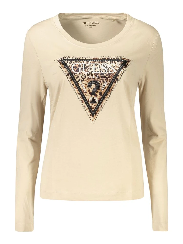 Beige Cotton T-Shirt