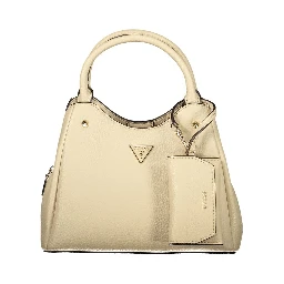 Beige Polyethylene Handbag