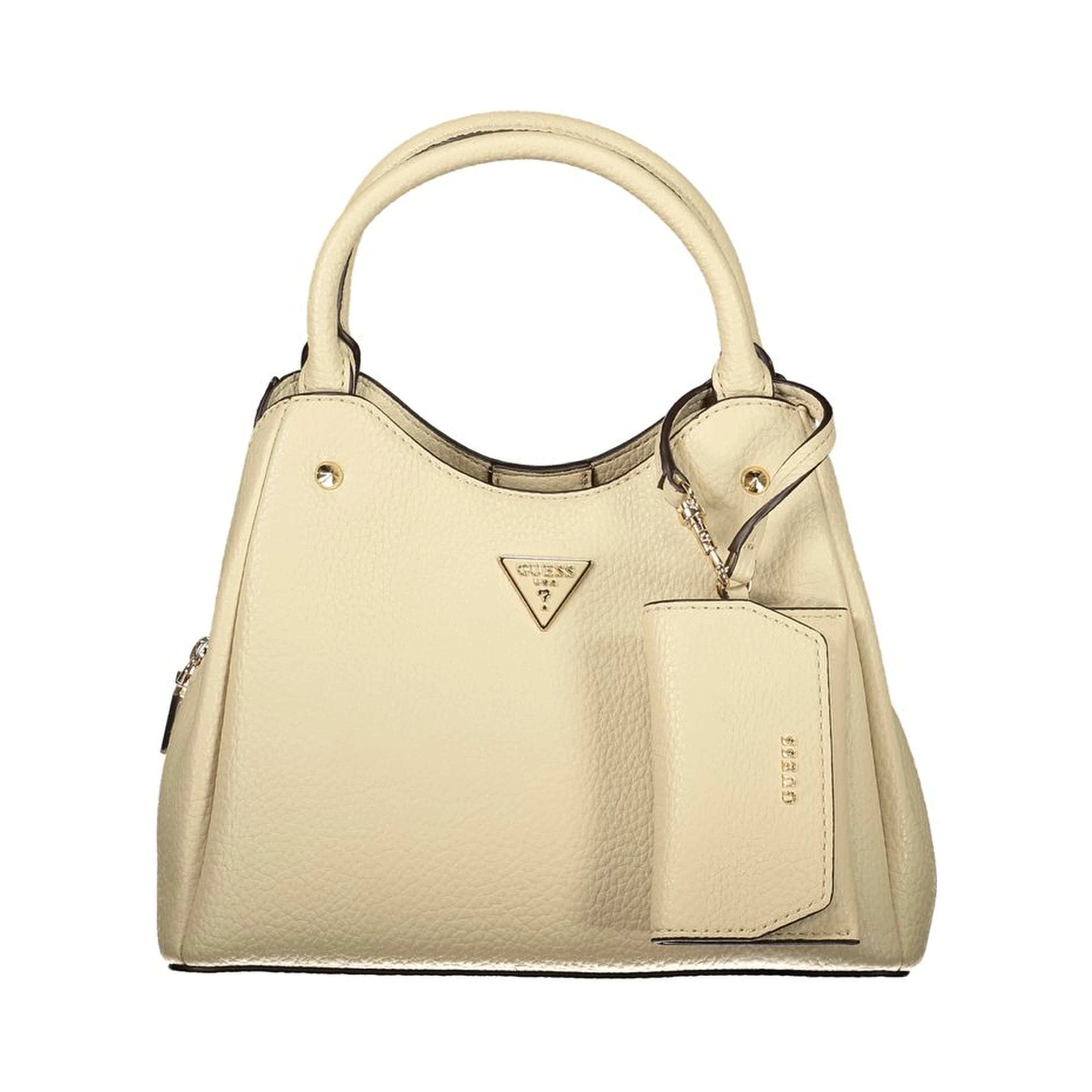 Beige Polyethylene Handbag