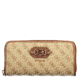 Beige Polyester Wallet
