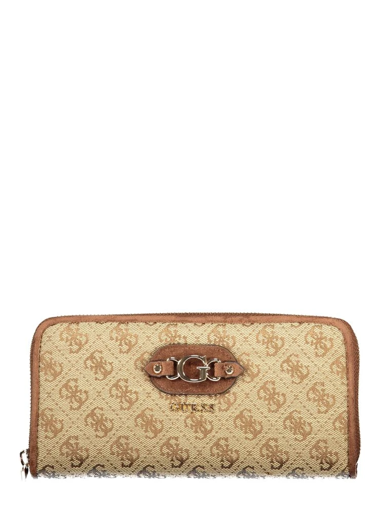 Beige Polyester Wallet