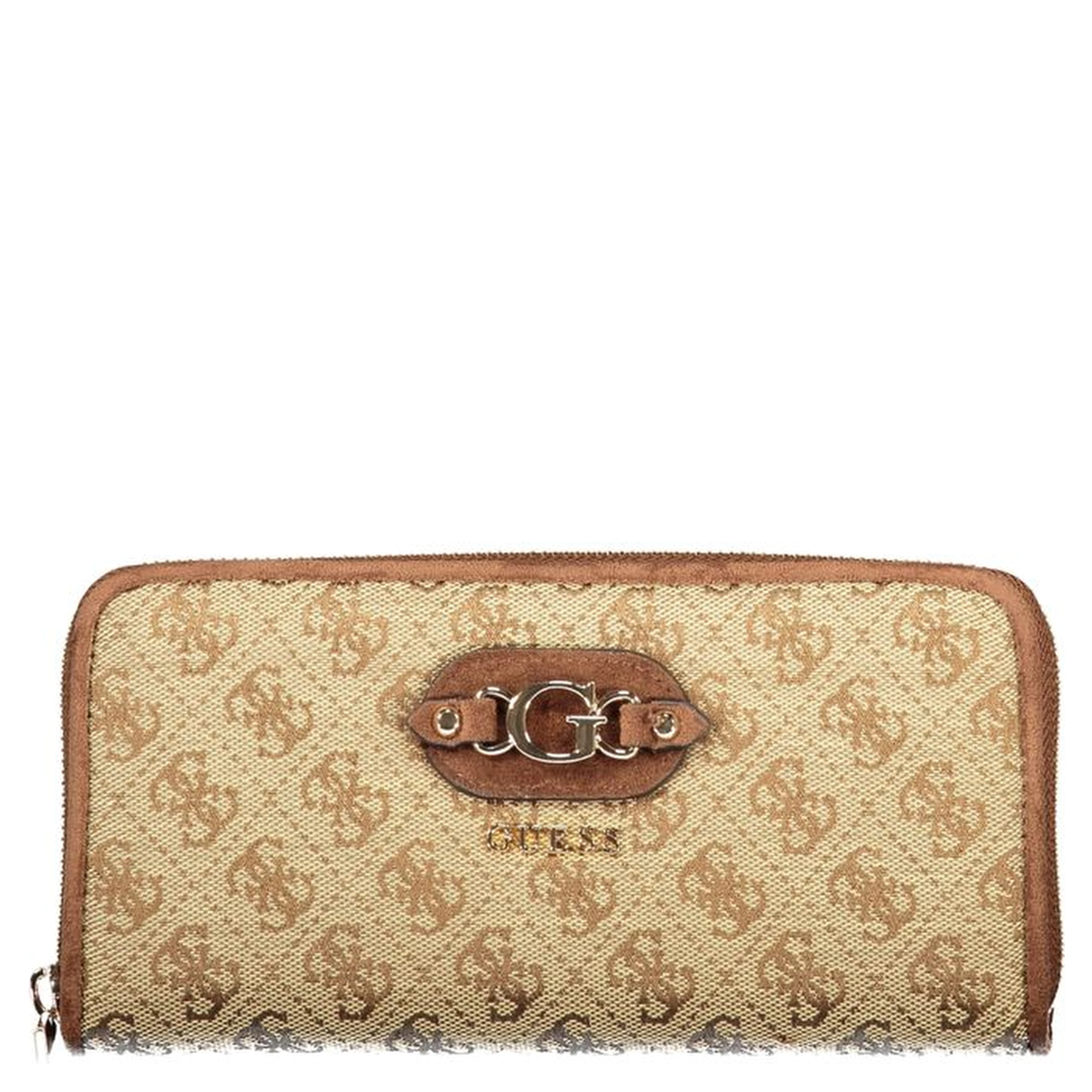 Beige Polyester Wallet