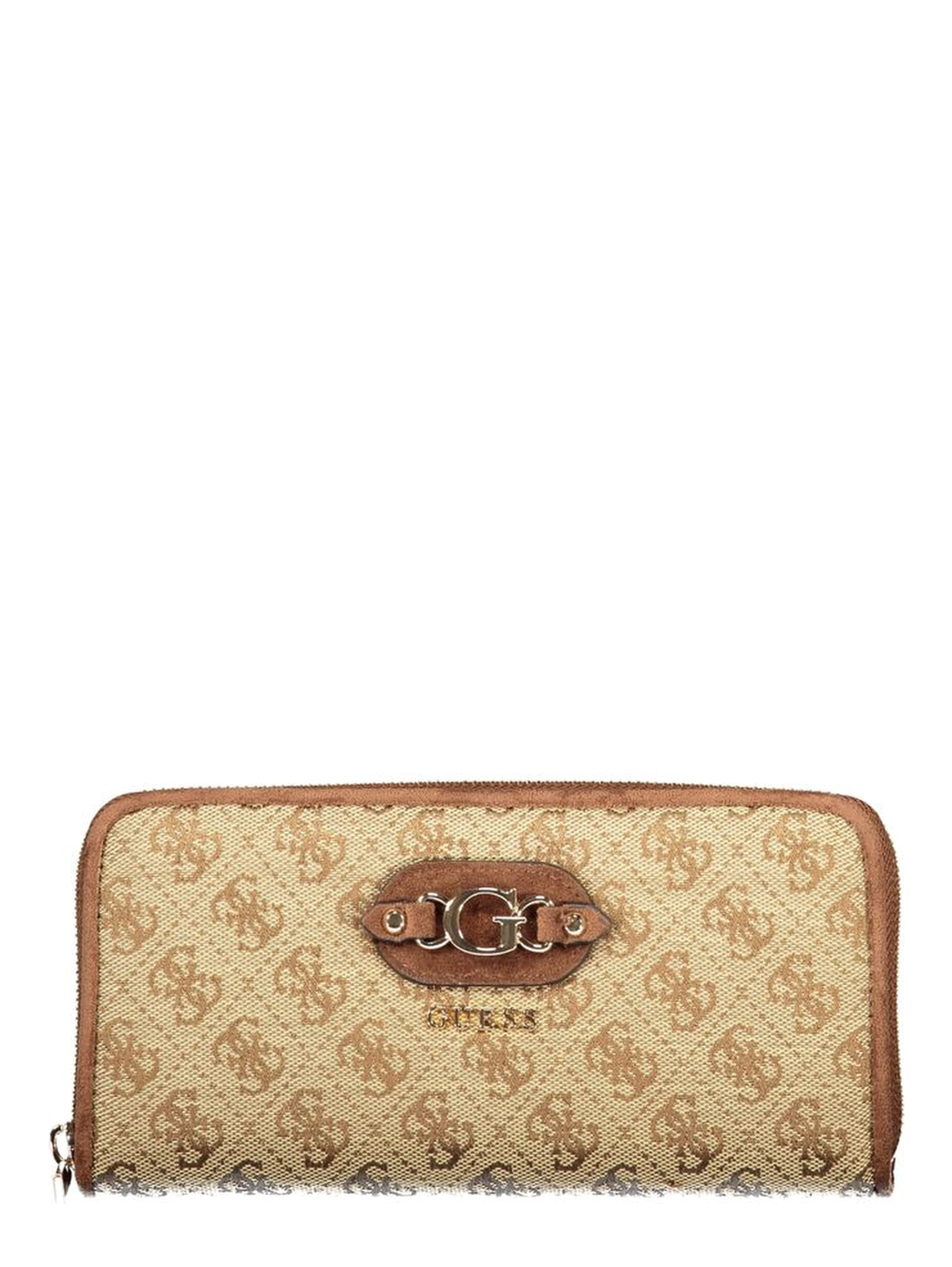 Beige Polyester Wallet