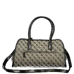Black Polyester Handbag