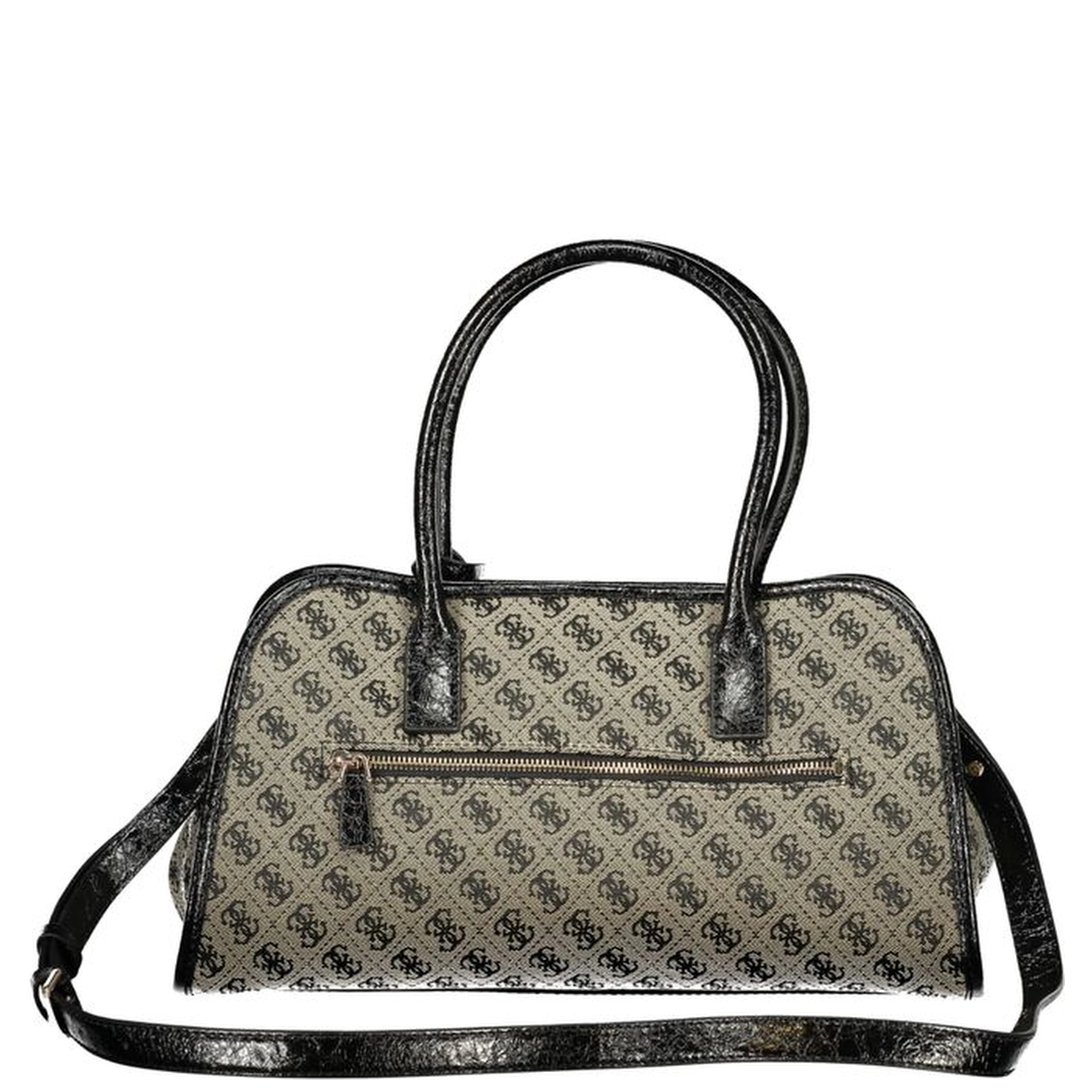 Black Polyester Handbag