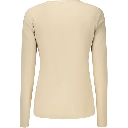 Beige Cotton T-Shirt