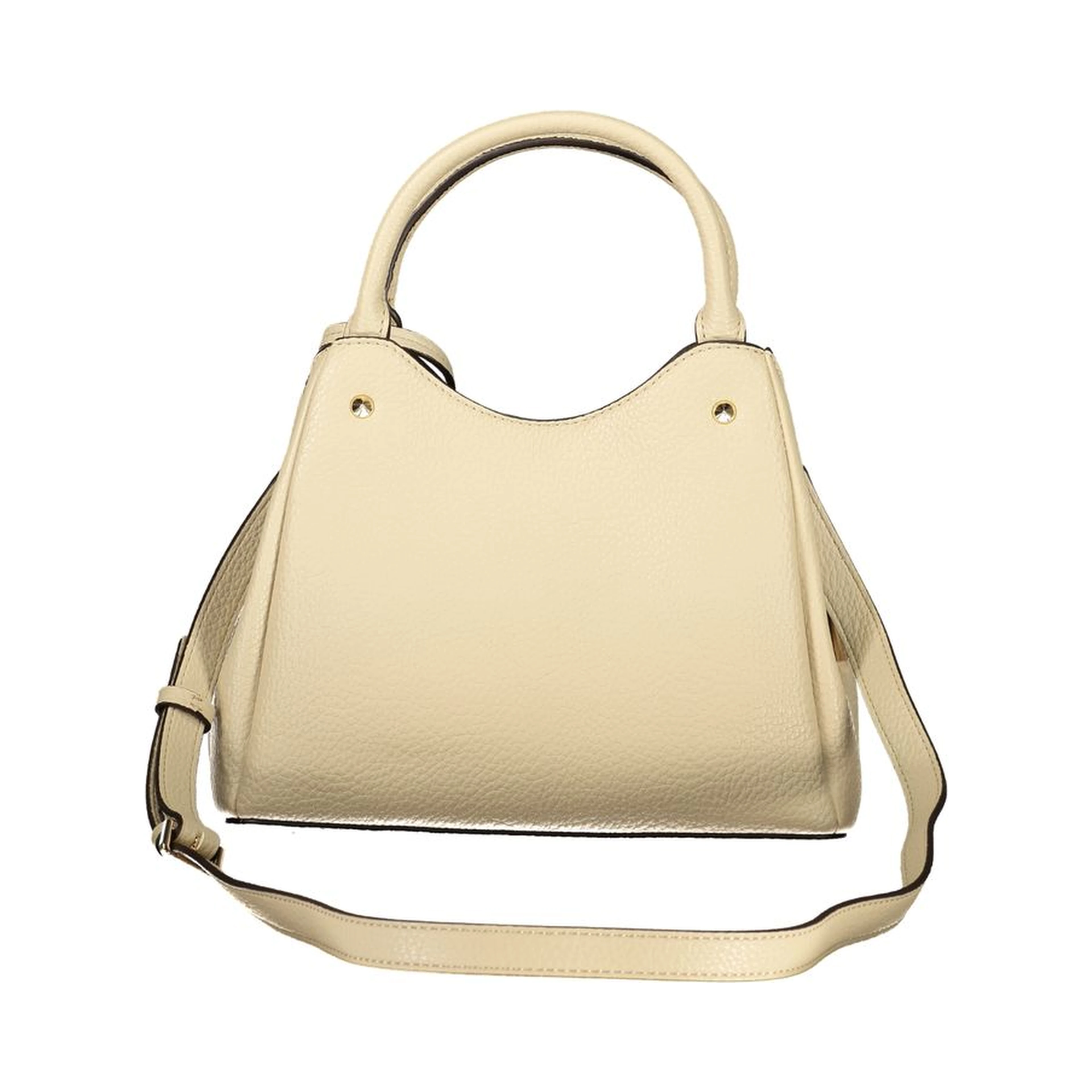 Beige Polyethylene Handbag