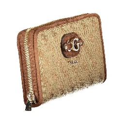 Beige Polyester Wallet