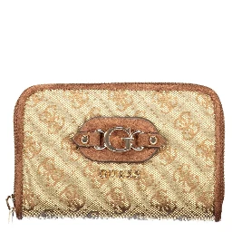 Beige Polyester Wallet