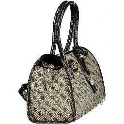 Black Polyester Handbag