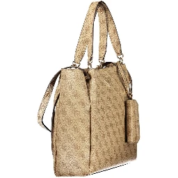 Beige Polyethylene Handbag