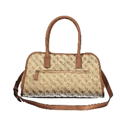 Beige Polyester Handbag