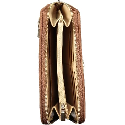 Beige Polyester Wallet